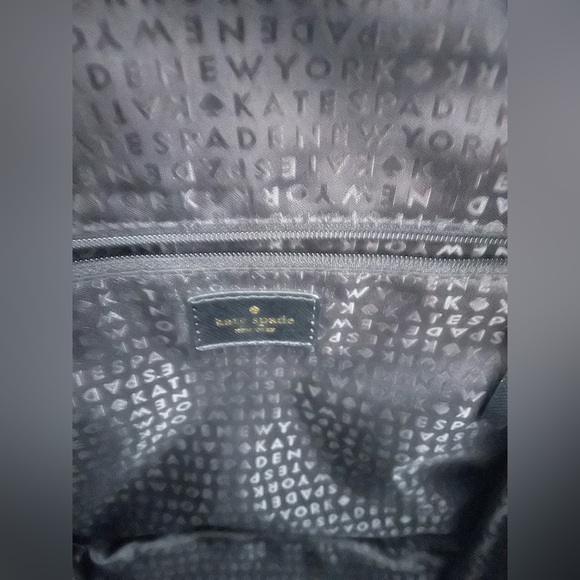 Kate Spade, Black Mini Backpack/Purse - Picture 5 of 5